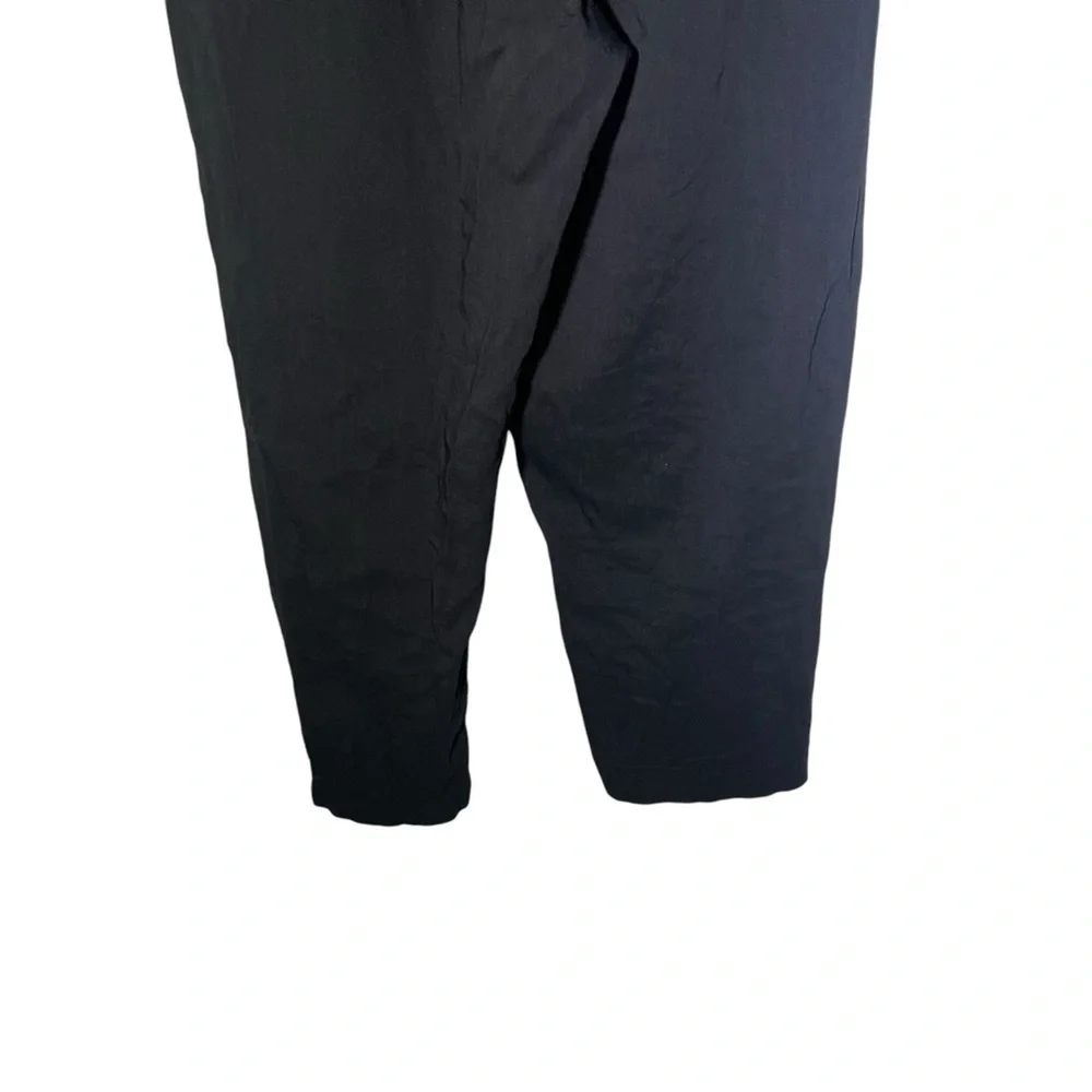 Babaton Day Errol Black Linen Blend Pants Small
